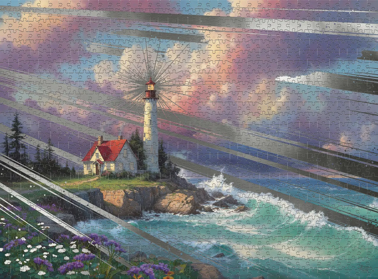 Buffalo Games Silver Select Windswept Cove puslespil 1000 brikker