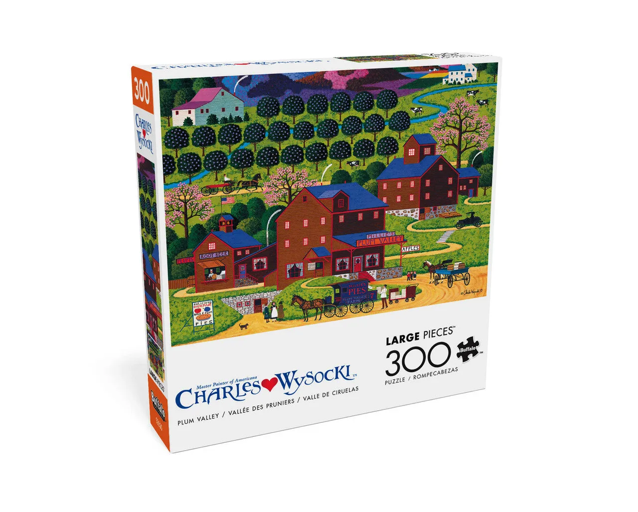 Buffalo Games Charles Wysocki Plum Valley 300 puslespil large