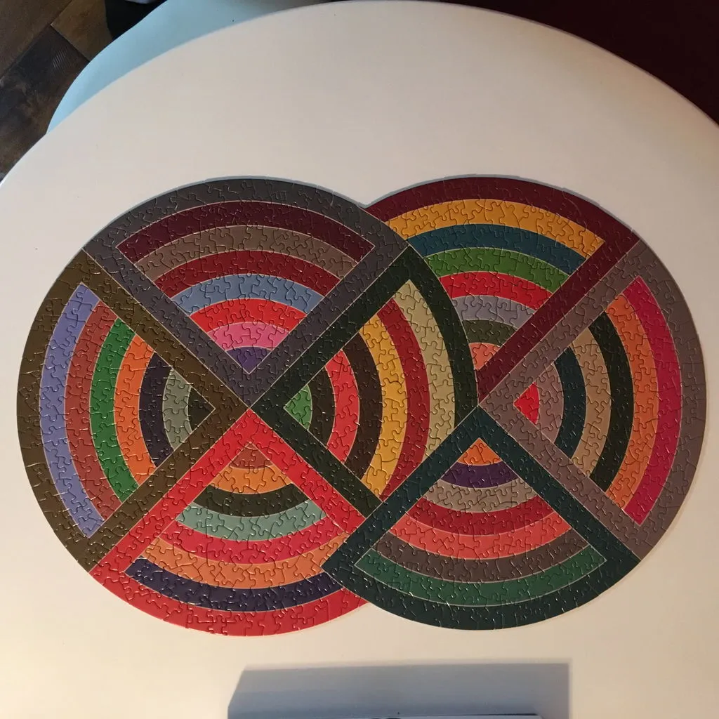 Good Puzzle Co. Frank Stella puslespil 750 brikker formet