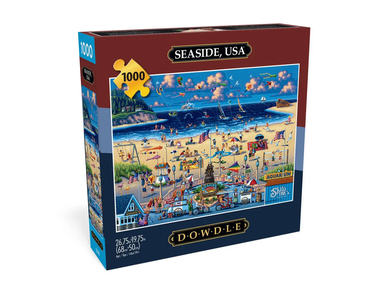 Buffalo Games Dowdle Seaside USA puslespil 1000 brikker strand