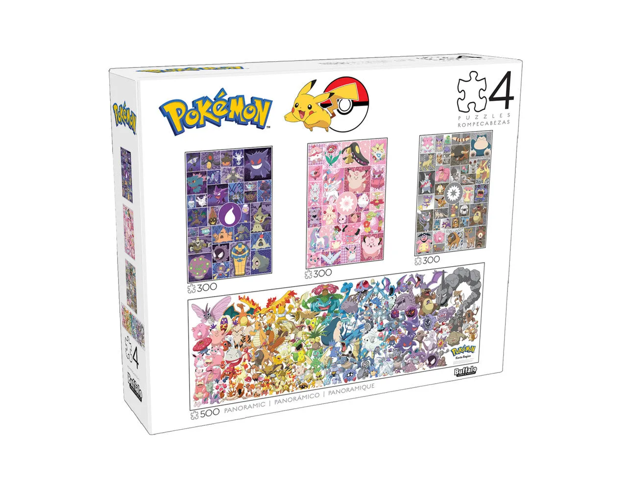 Buffalo Games Pokemon Multipack #2 puslespil 4-pak 1400 brikker