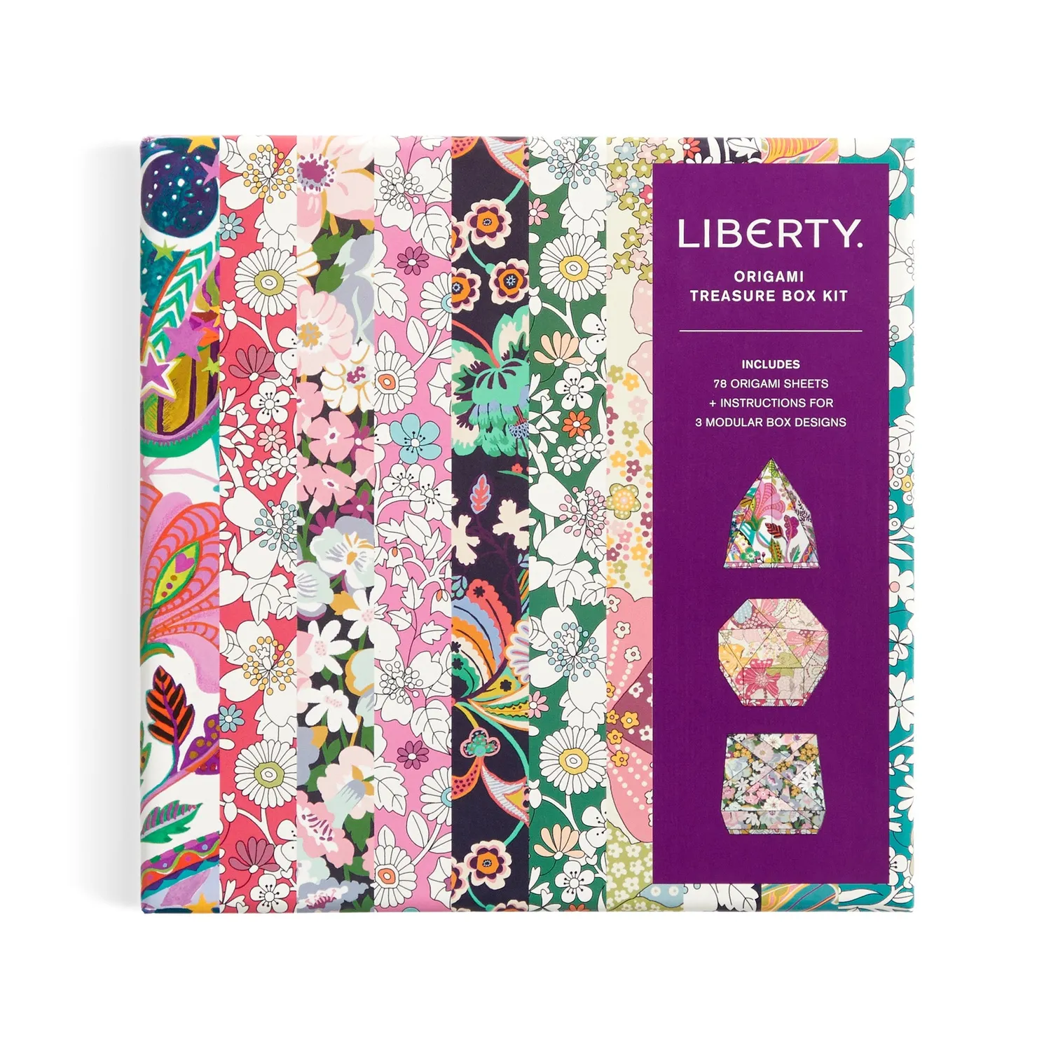 Galison Liberty Origami Treasure Box Kit origamisæt 78 ark