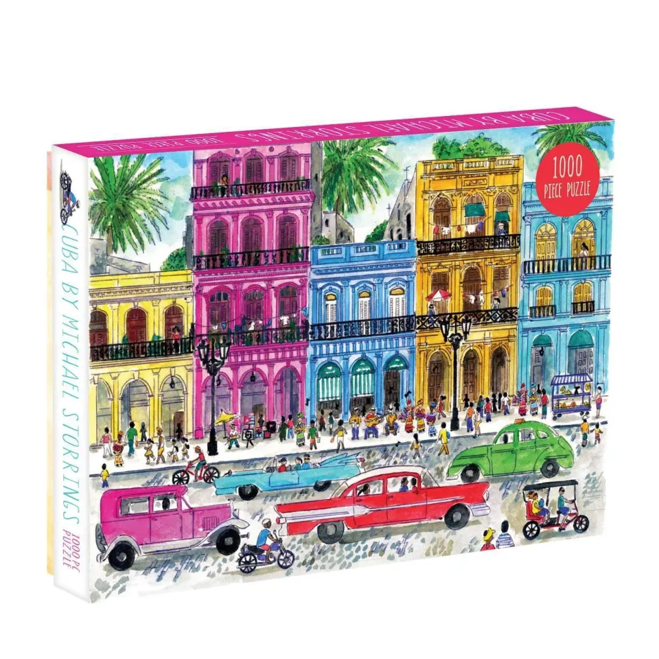 Galison Michael Storrings Cuba 1000 puslespil rejse
