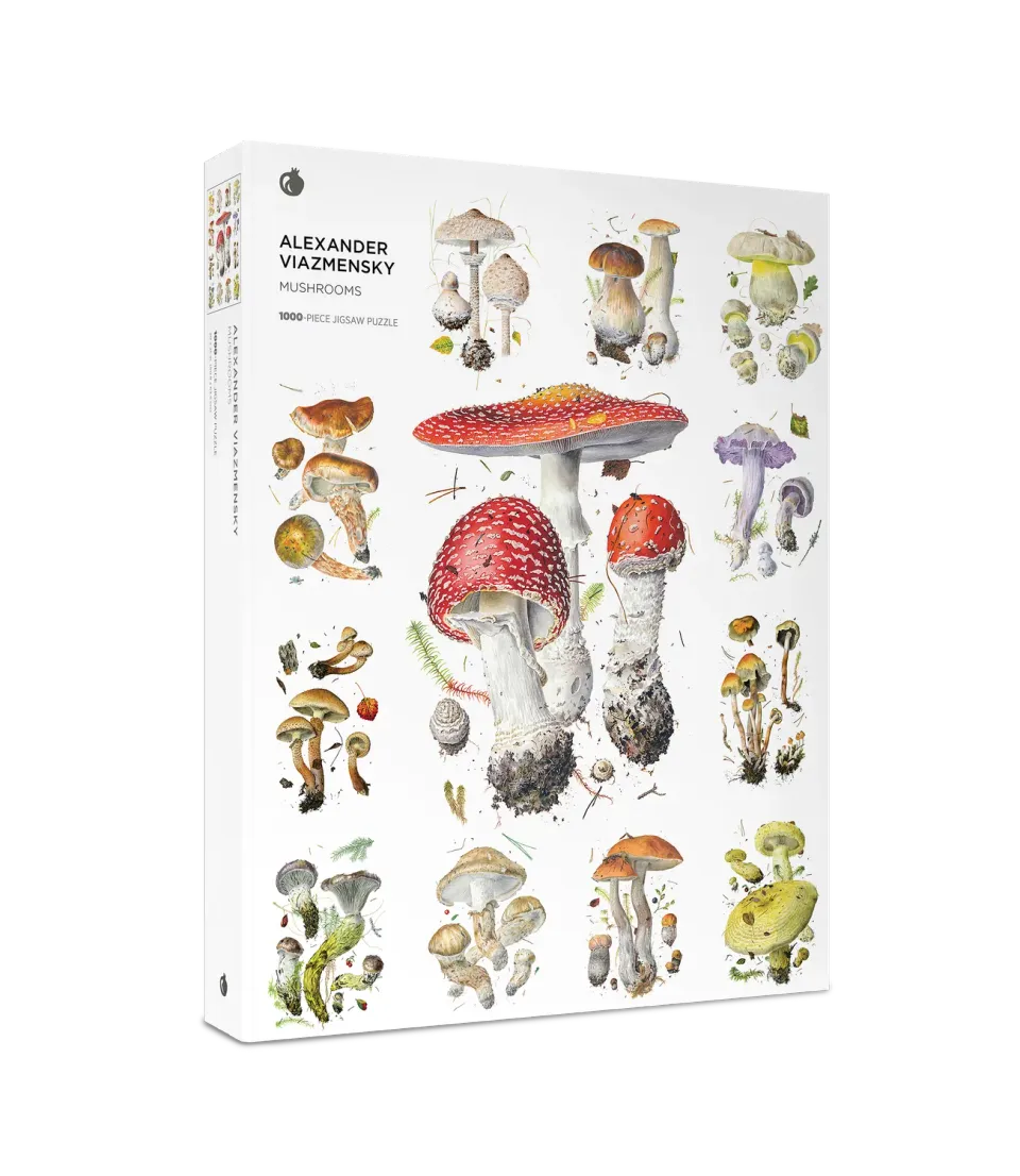 Pomegranate Mushrooms Viazmensky puslespil 1000 brikker svampe