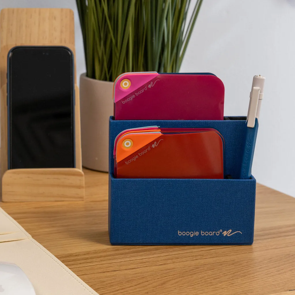 Buffalo Games VersaNotes Desk Organizer opbevaring blå Boogie Board