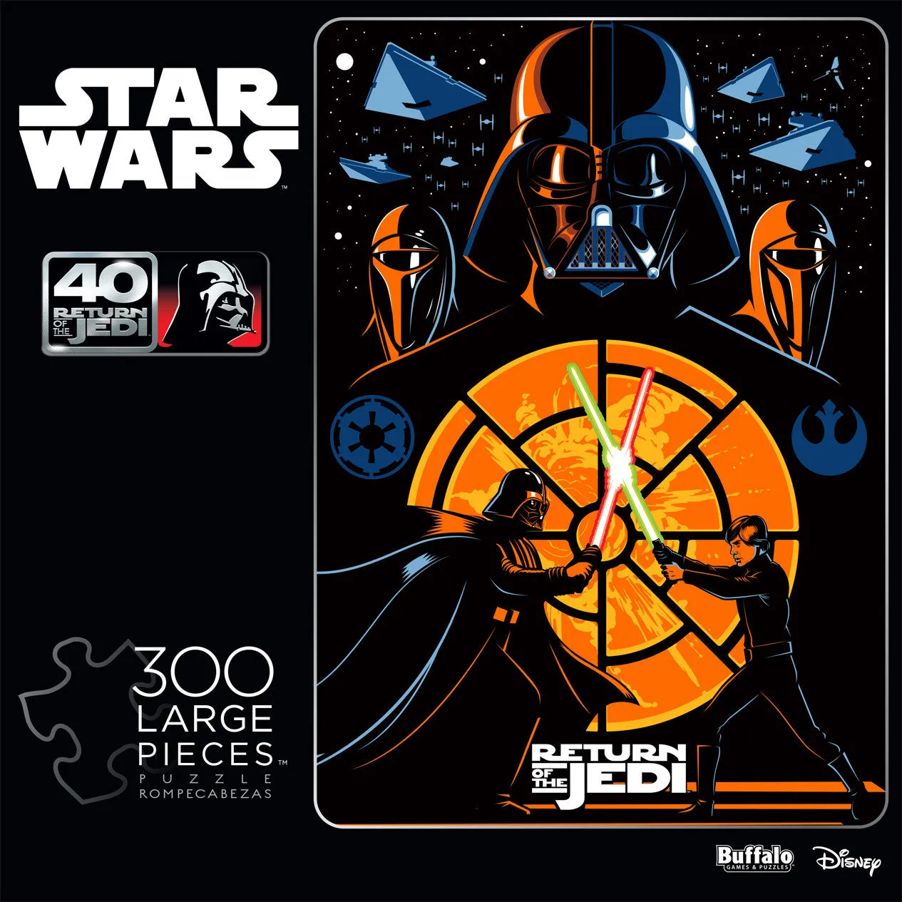 Buffalo Games Star Wars The Final Duel puslespil 300 brikker large