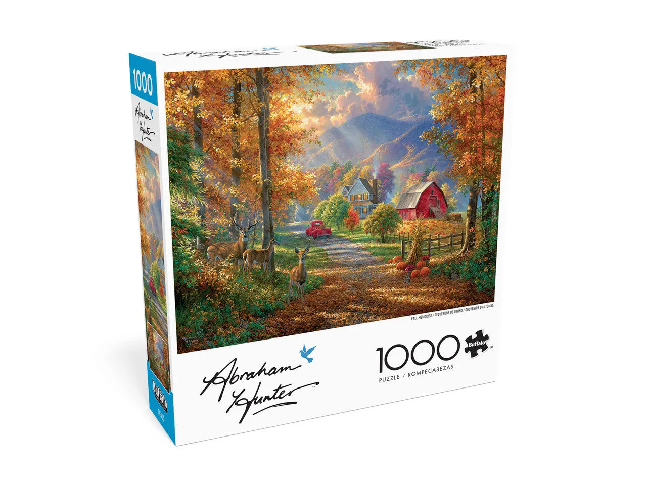 Buffalo Games Abraham Hunter Fall Memories puslespil 1000 brikker efterår