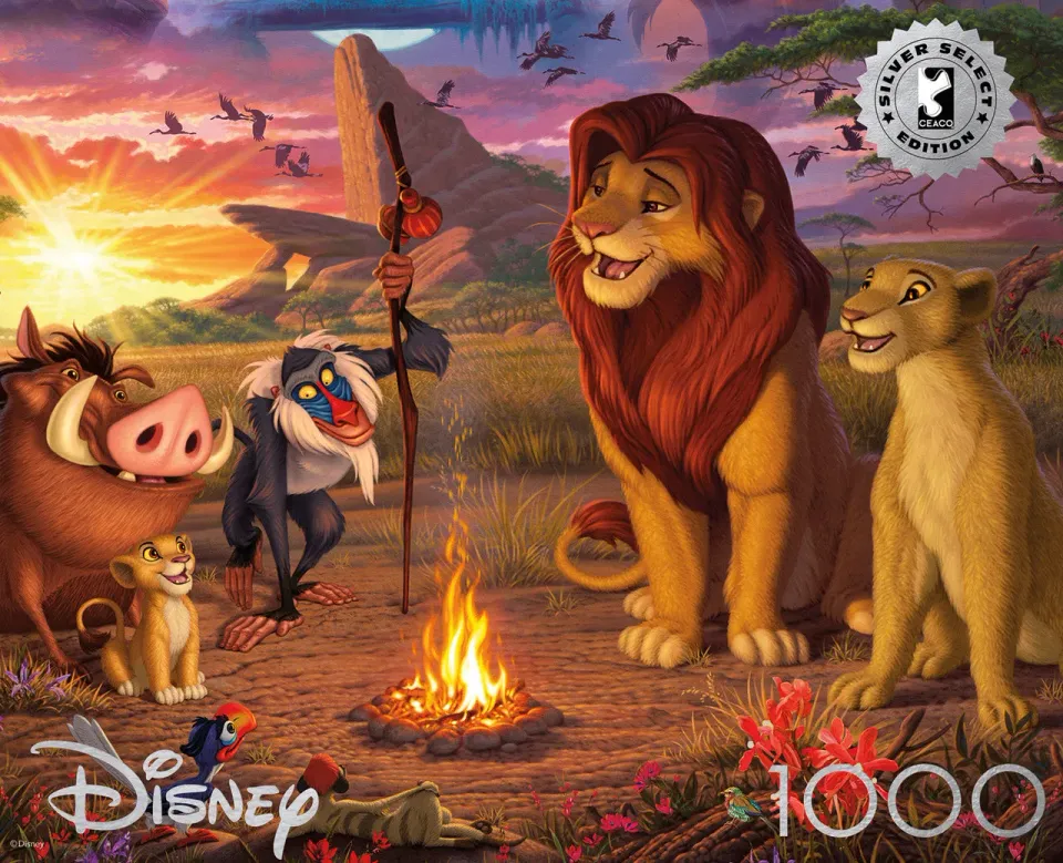 Buffalo Games Silver Select Disney Lion King puslespil 1000 brikker film