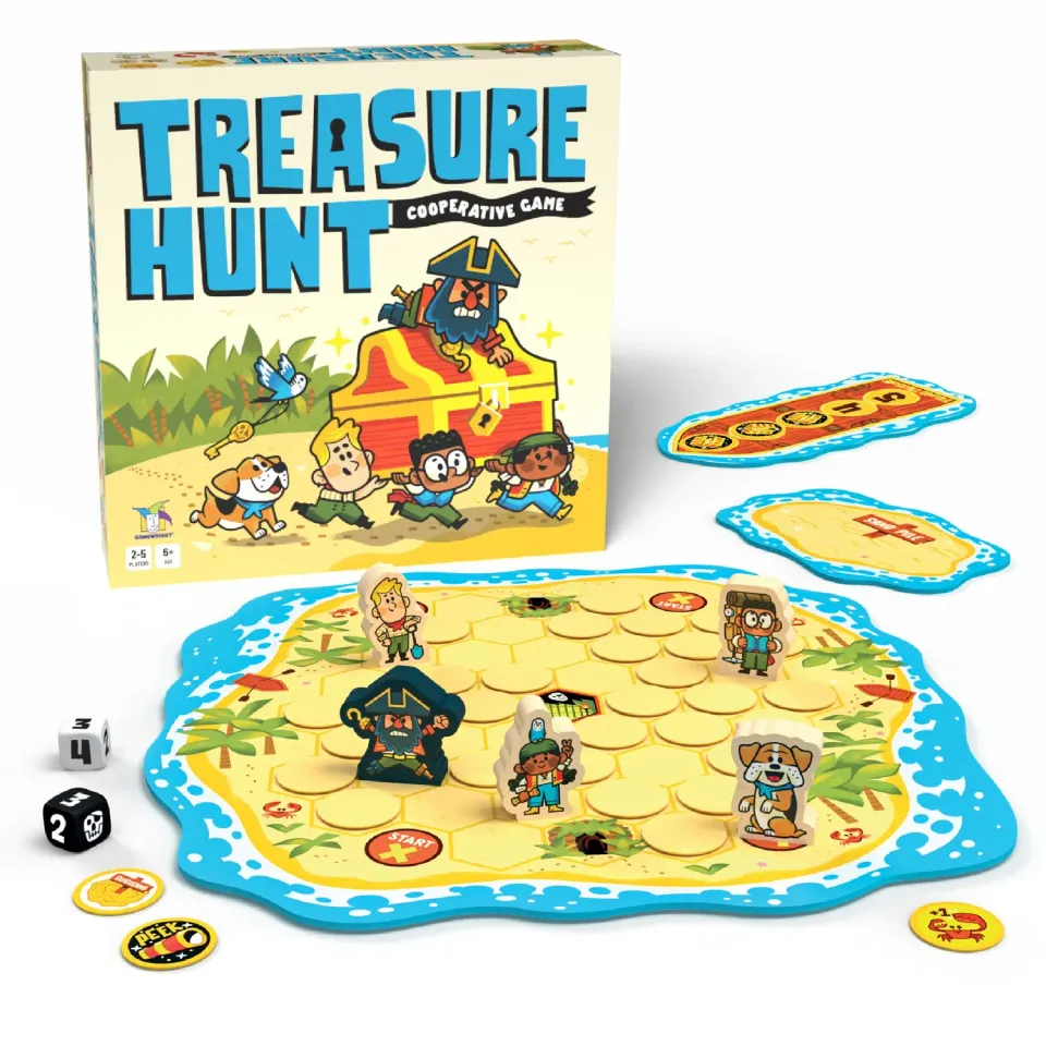 Buffalo Games Treasure Hunt brætspil familiespil 6 år