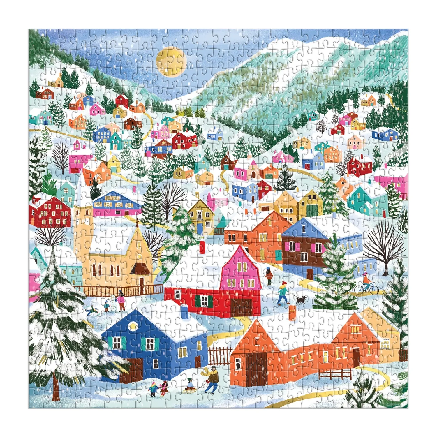 Good Puzzle Co. Swiss Alpine Village 500 puslespil foil