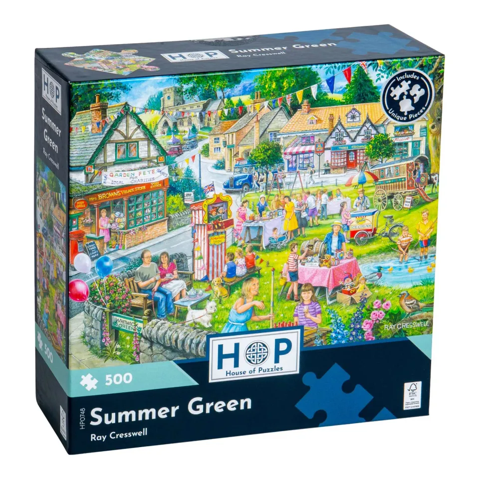 House of Puzzles Summer Green 500 puslespil 500 brikker sommer