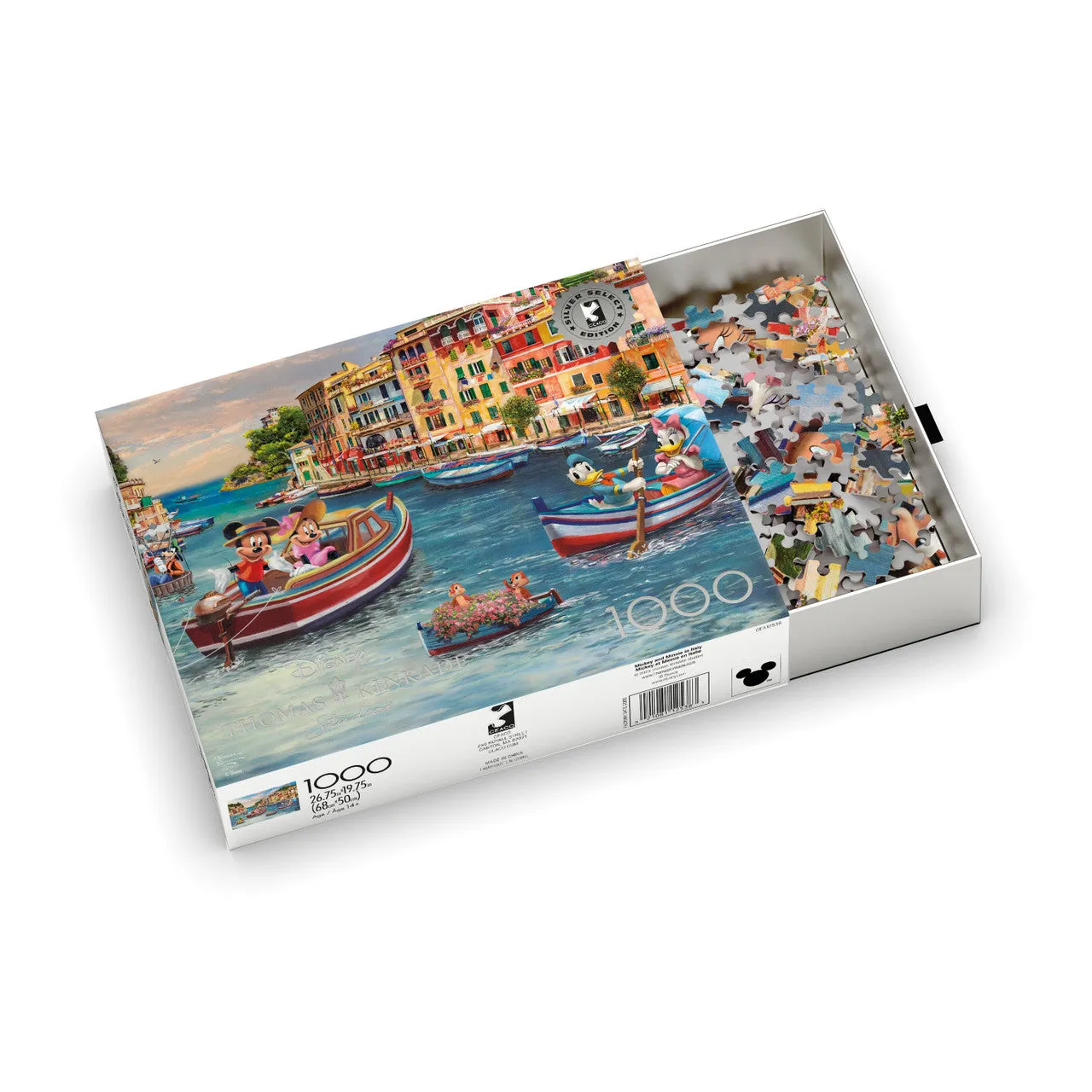 Buffalo Games Silver Select Mickey and Minnie in Italy puslespil 1000