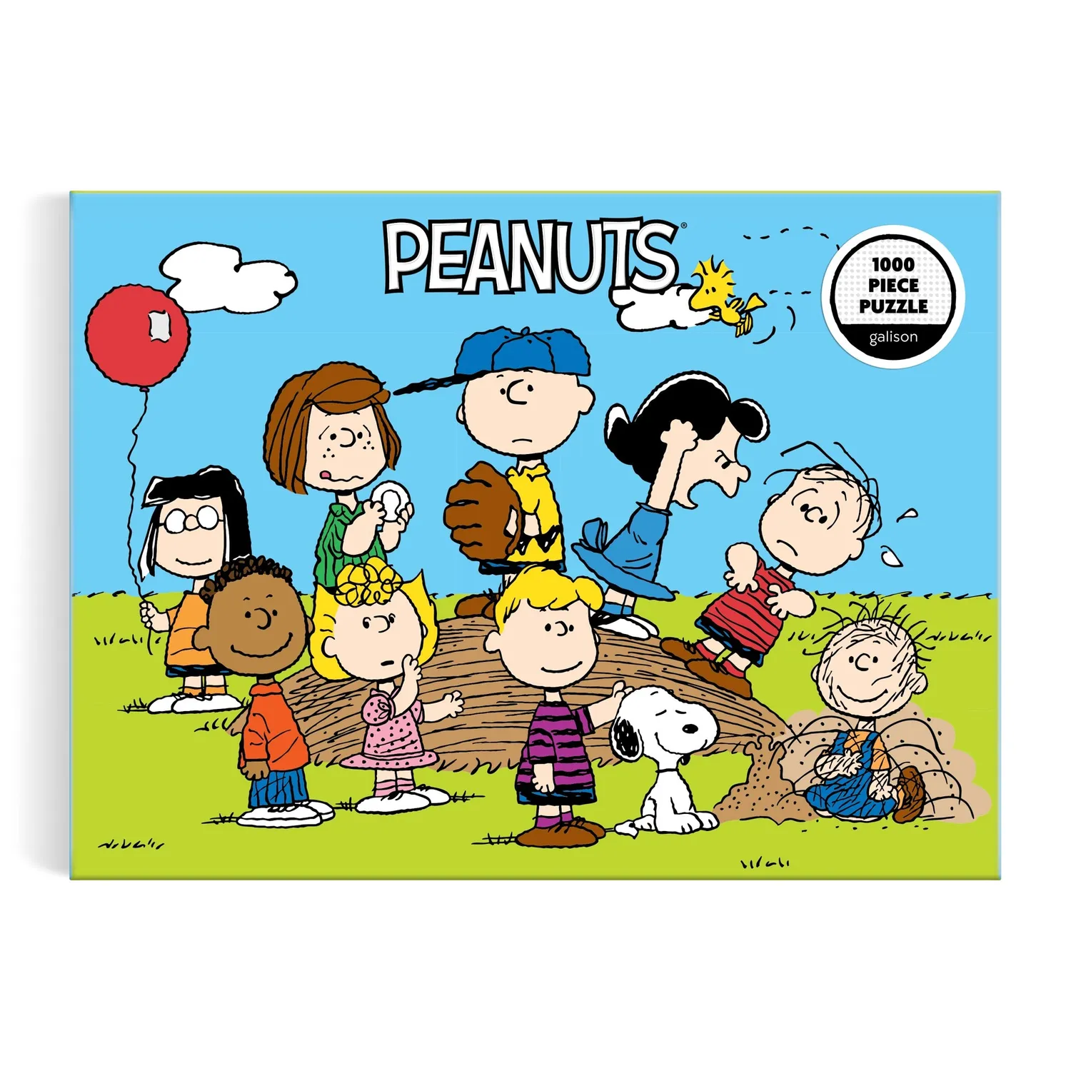 Good Puzzle Co. Galison Peanuts Baseball puslespil 1000 brikker