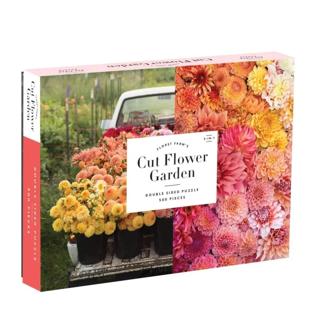 Good Puzzle Co. Cut Flower Garden puslespil 500 dobbeltsidet