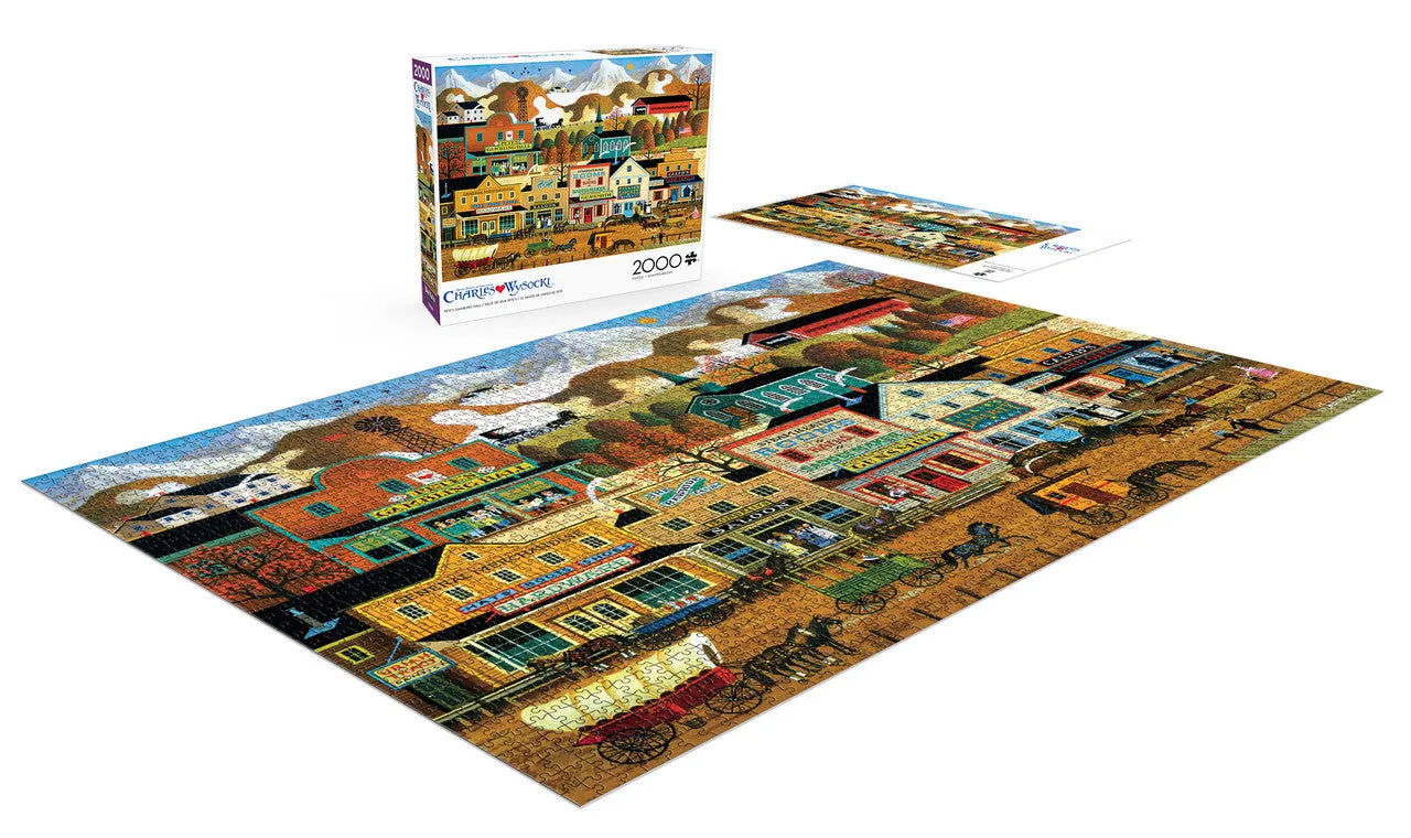 Buffalo Games Wysocki Pete's Gambling Hall puslespil 2000 brikker