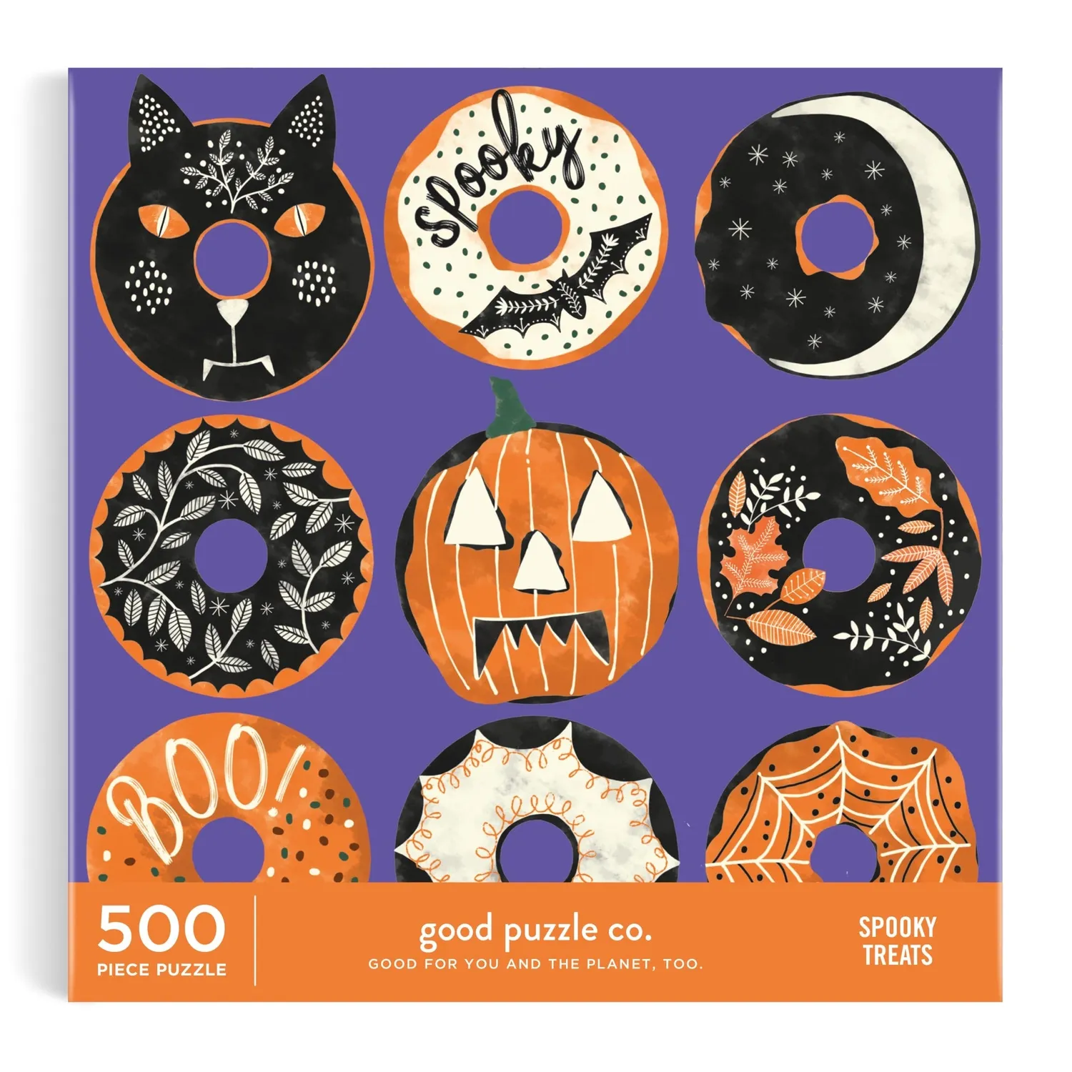 Good Puzzle Co. Spooky Treats puslespil 500 brikker Halloween