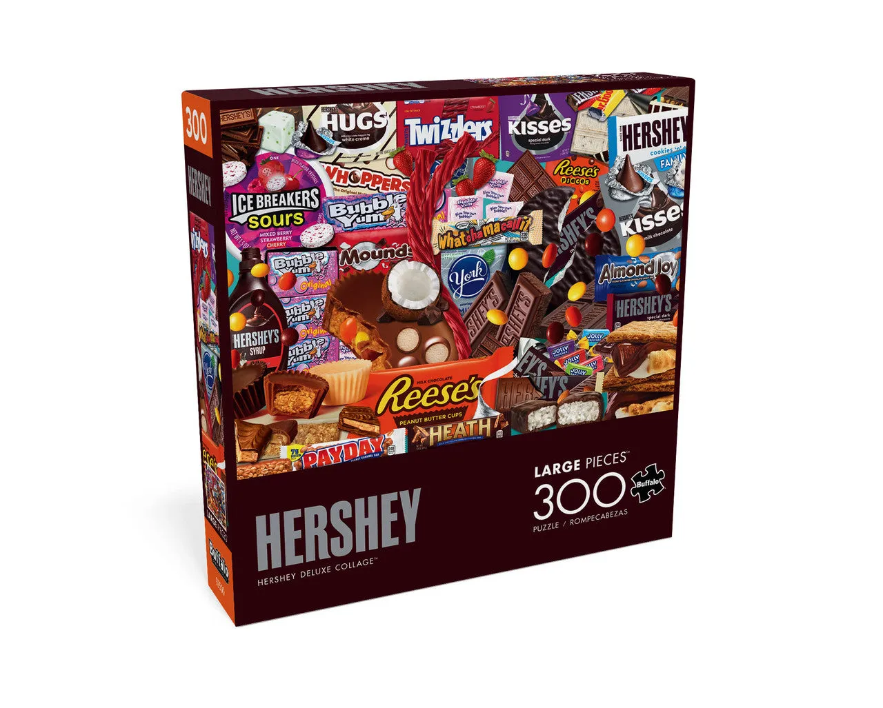 Buffalo Games Hershey Deluxe Collage puslespil 300 store brikker