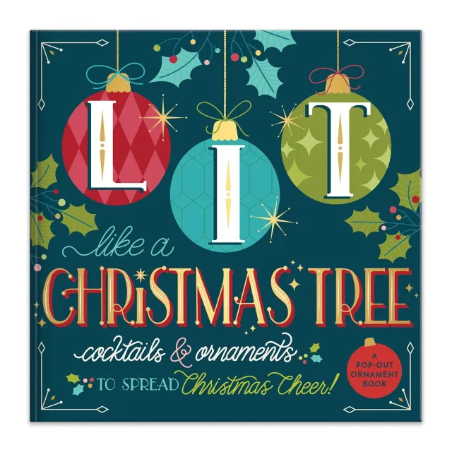 Galison Lit Like a Christmas Tree ornamentbog 10 ophæng