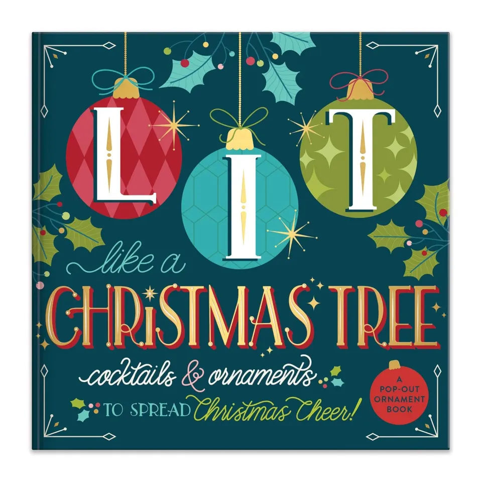 Galison Lit Like a Christmas Tree ornamentbog 10 ophæng