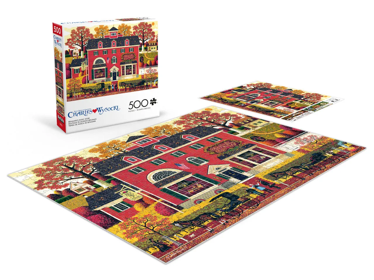 Buffalo Games Americana Benjamin's Music Store puslespil 500 brikker