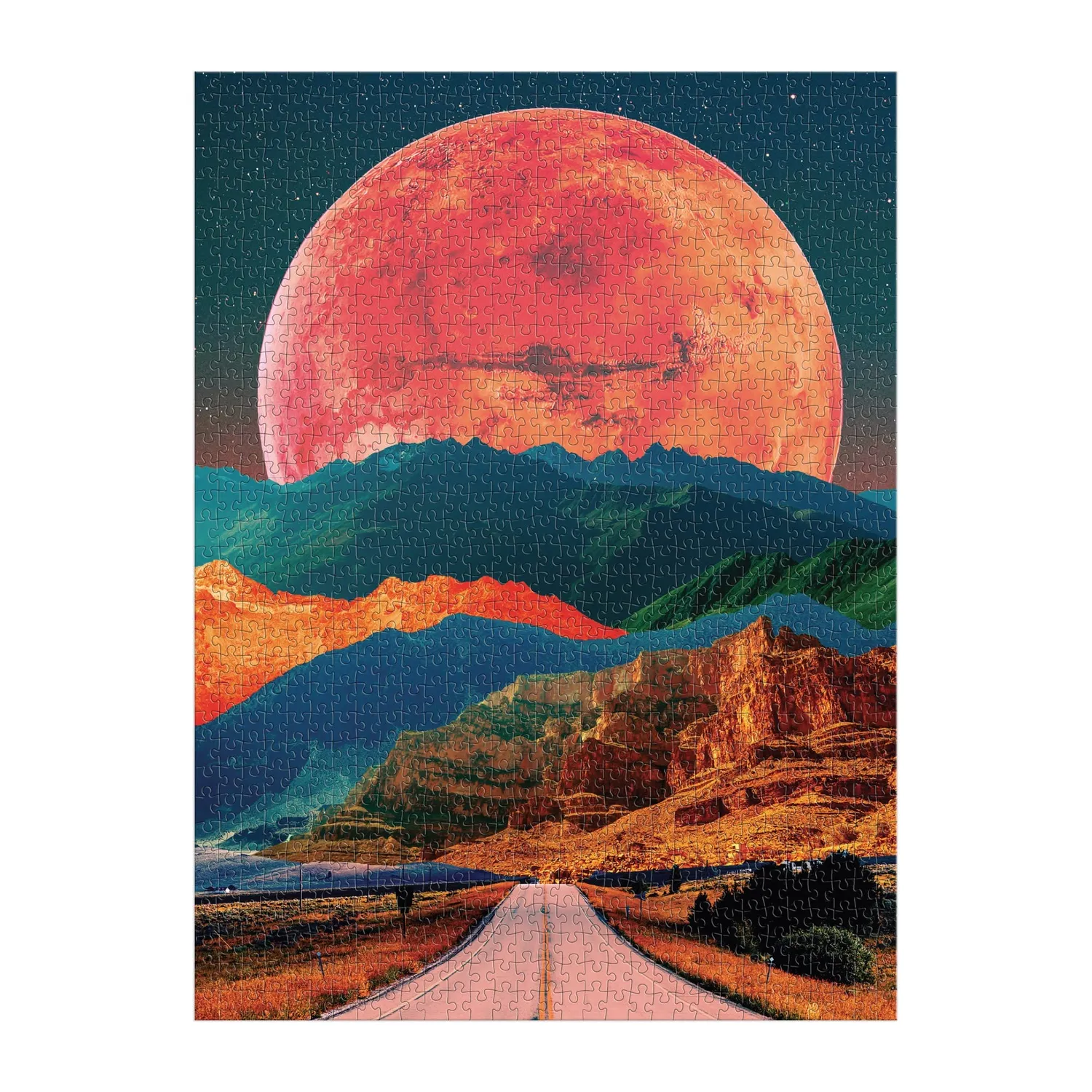 Good Puzzle Co. Cosmic Highway firkant puslespil 1000 brikker