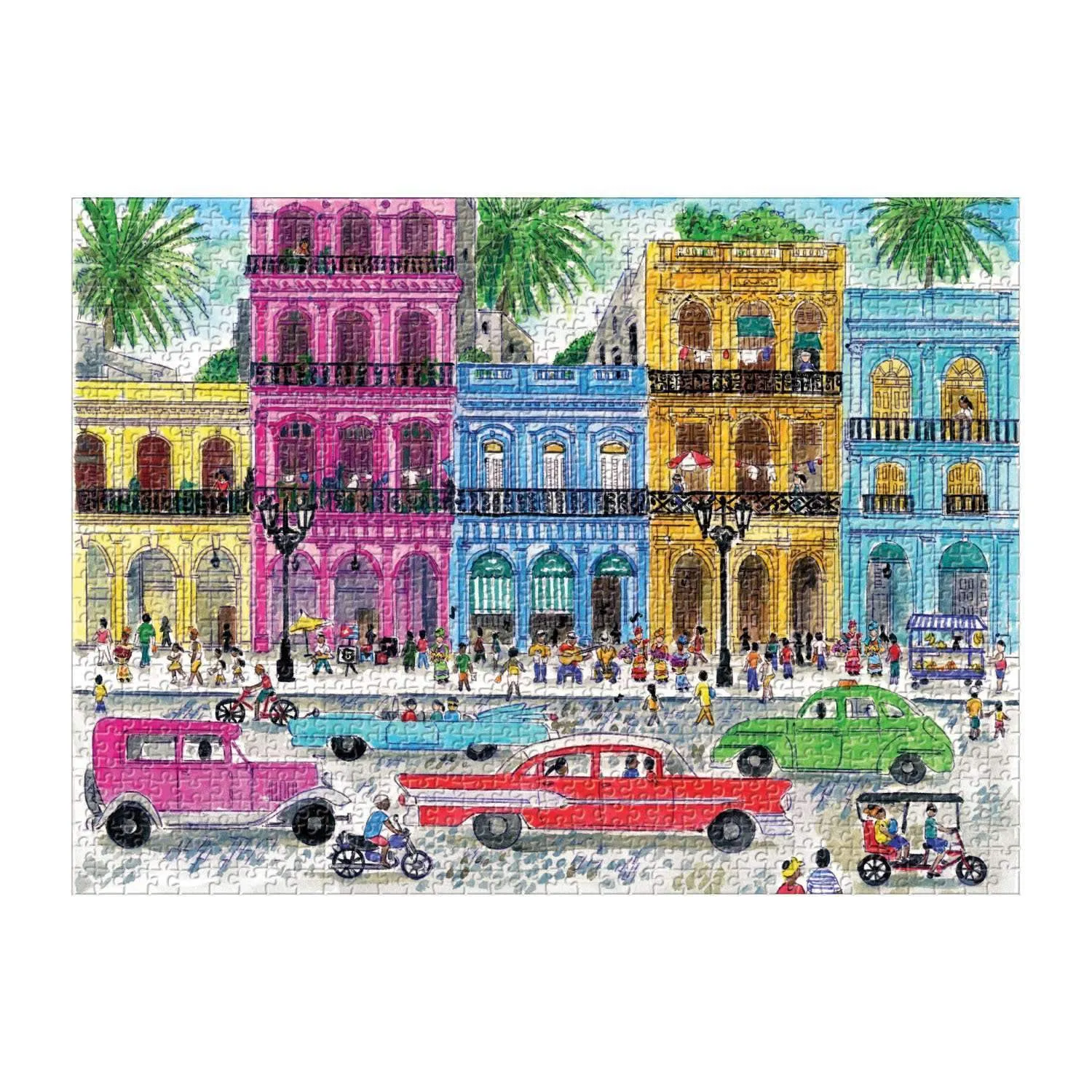 Galison Michael Storrings Cuba 1000 puslespil rejse