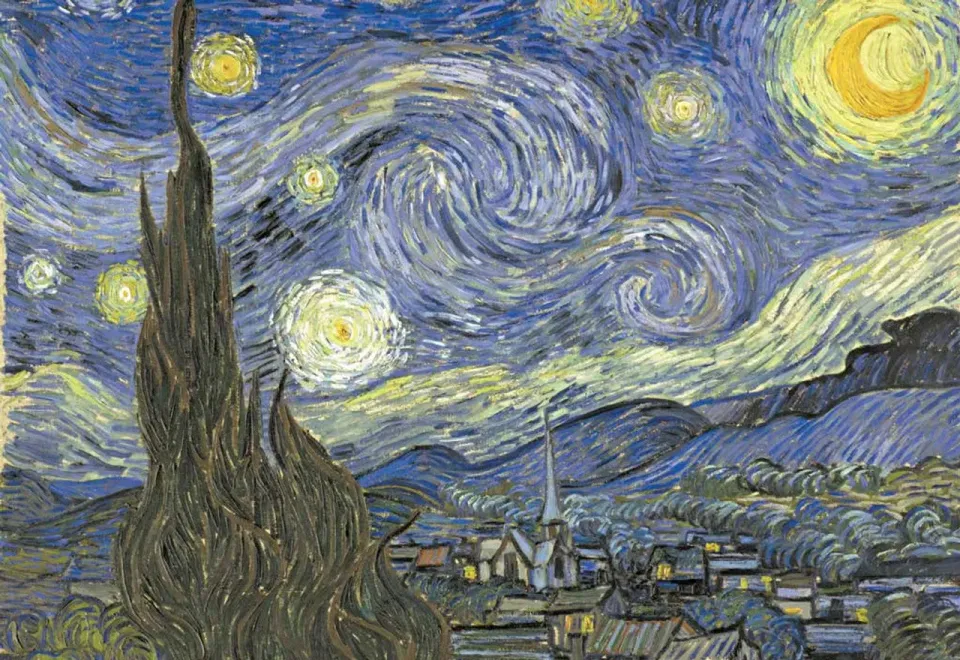 Buffalo Games Starry Night puslespil 2000 brikker Van Gogh
