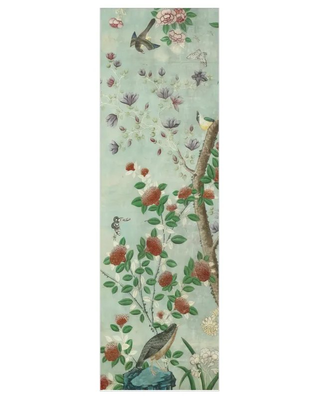 Pomegranate Birds and Flowers bogmærke fugle blomster