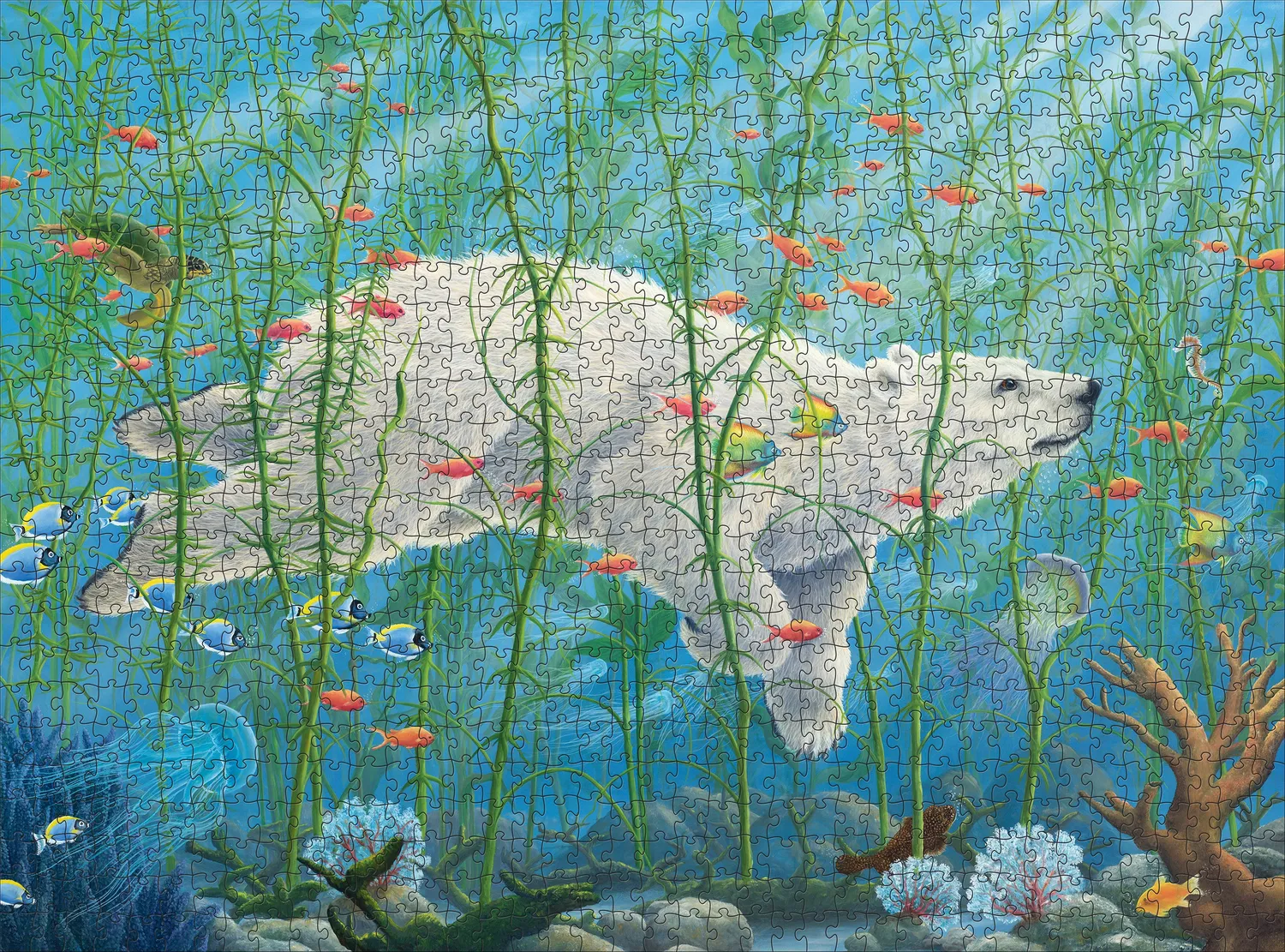 Pomegranate The Buffalo puslespil 1000 brikker kunst