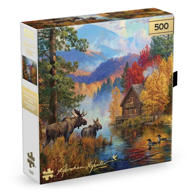 Buffalo Games Gold Adirondack Lake puslespil 500 brikker efterår