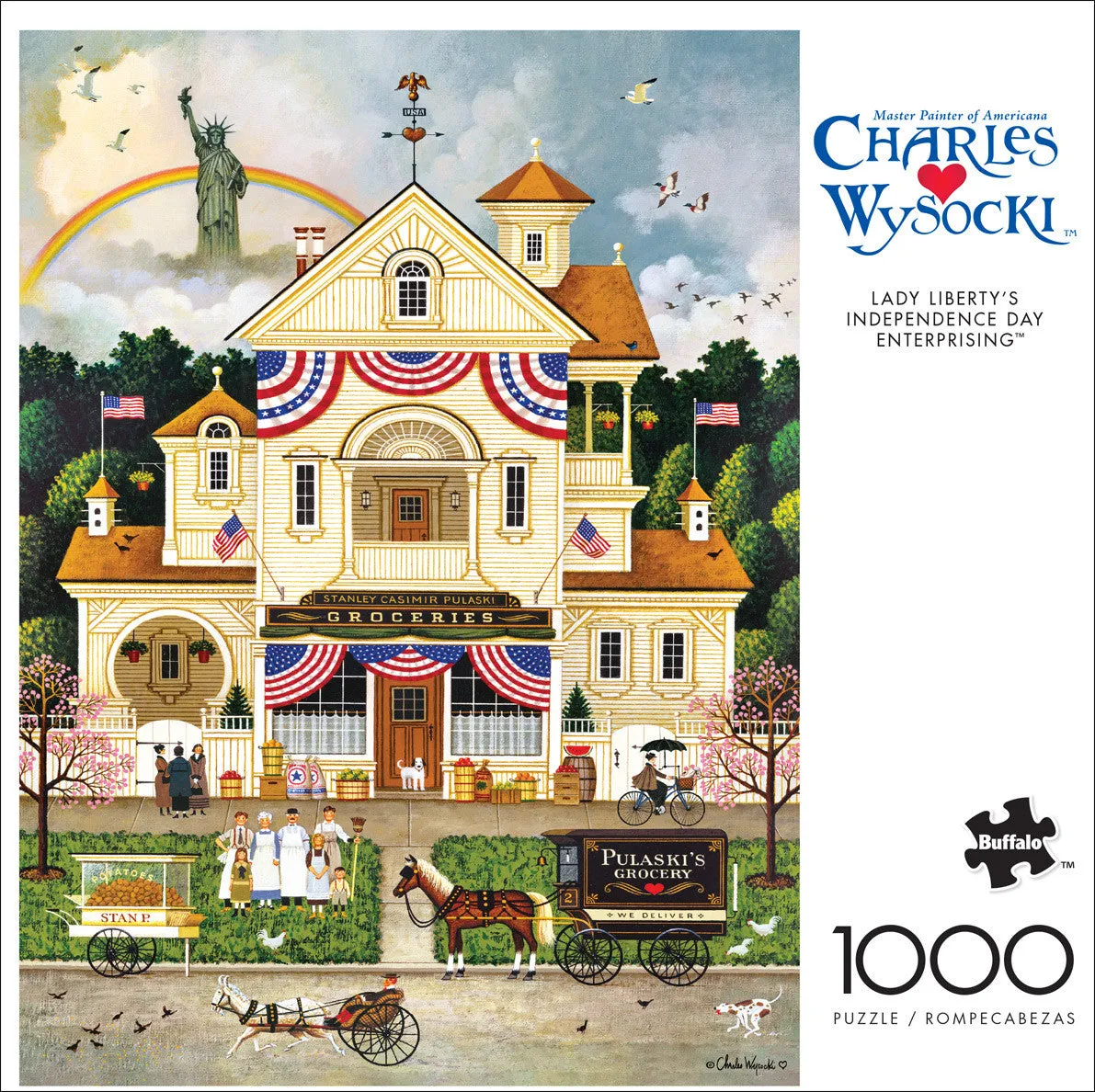 Buffalo Games Wysocki Lady Liberty puslespil 1000 brikker voksne