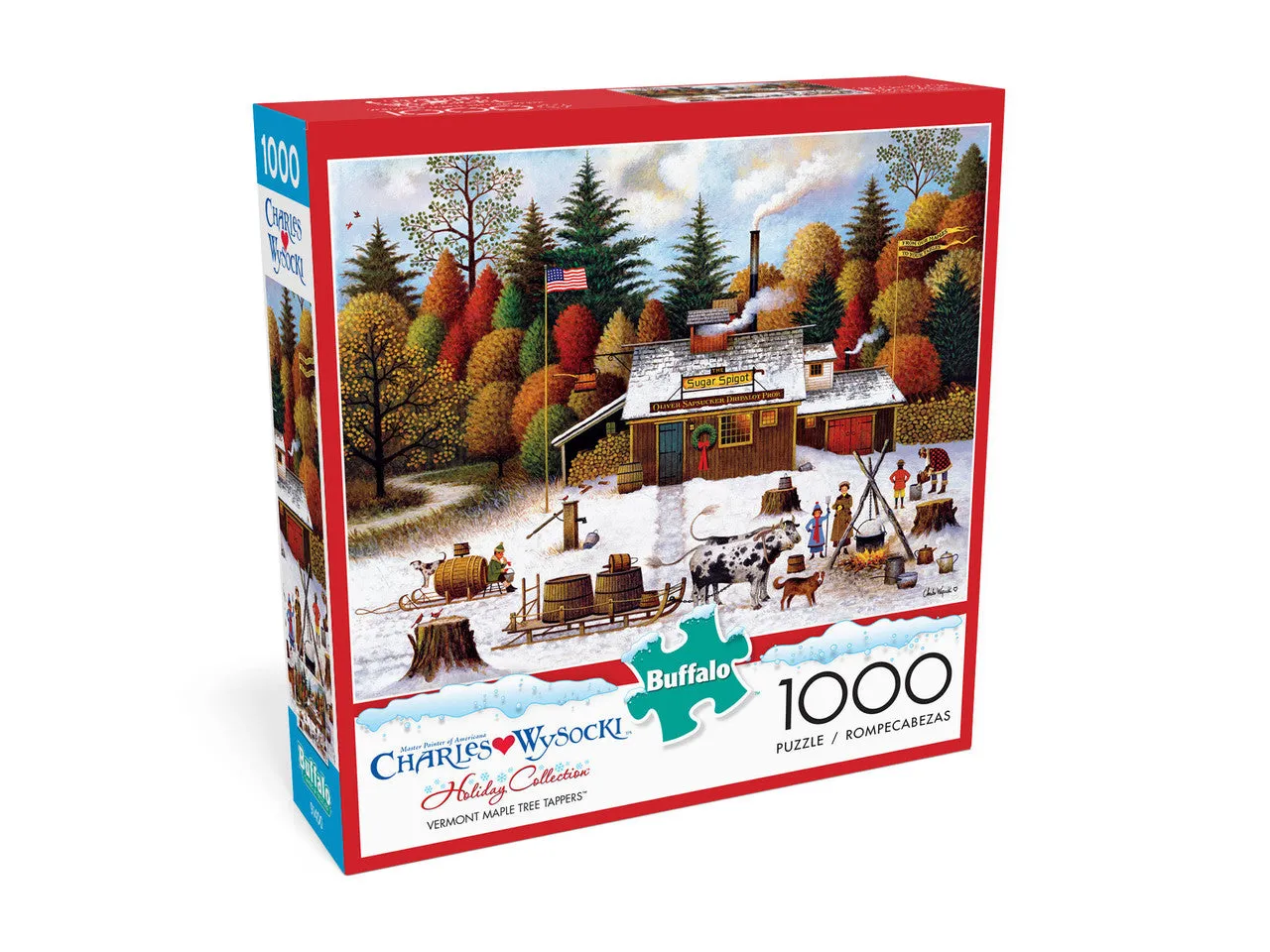 Buffalo Games Charles Wysocki Vermont Maple 1000 puslespil