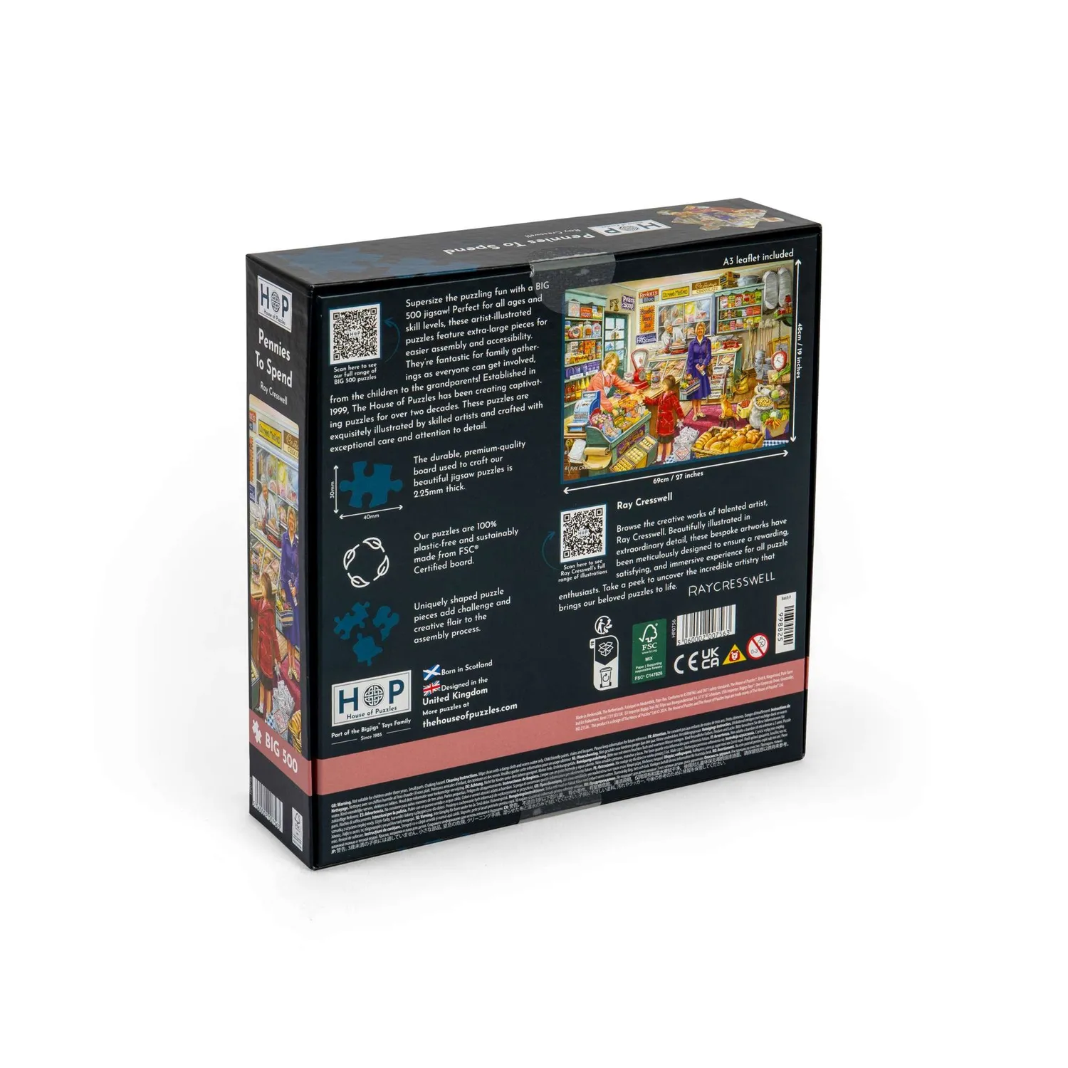 House of Puzzle BIG Pennies To Spend puslespil 500 butik