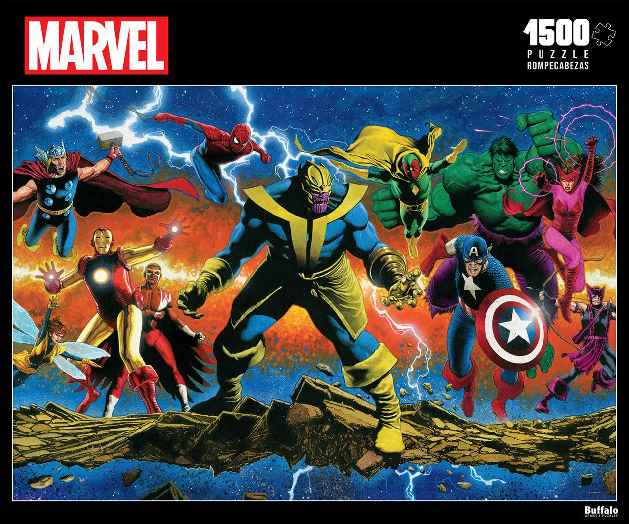Buffalo Games Marvel Thanos Legacy #1 puslespil 1500 brikker