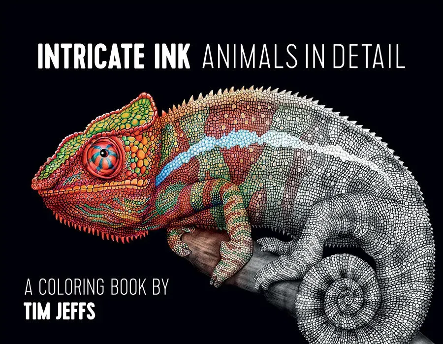 Pomegranate Intricate Ink Animals in Detail malebog dyr