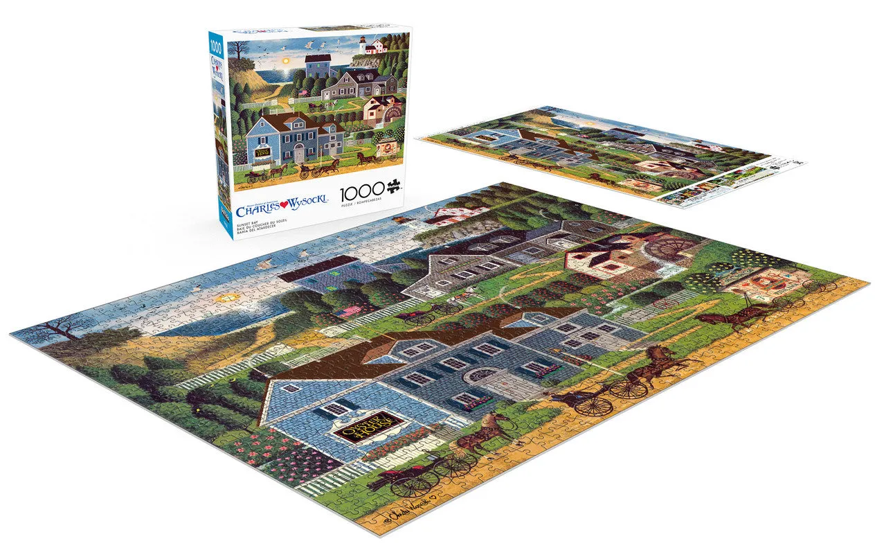 Buffalo Games Sunset Bay puslespil 1000 brikker Wysocki
