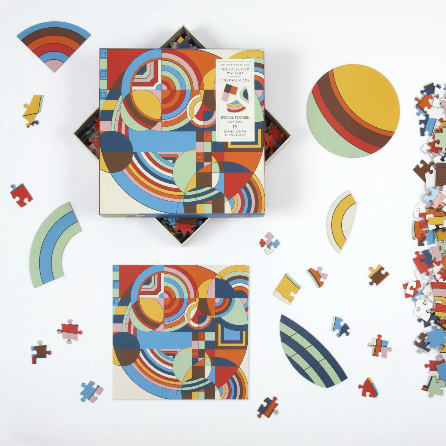 Galison Hoffman House Rug puslespil 500 brikker geometrisk