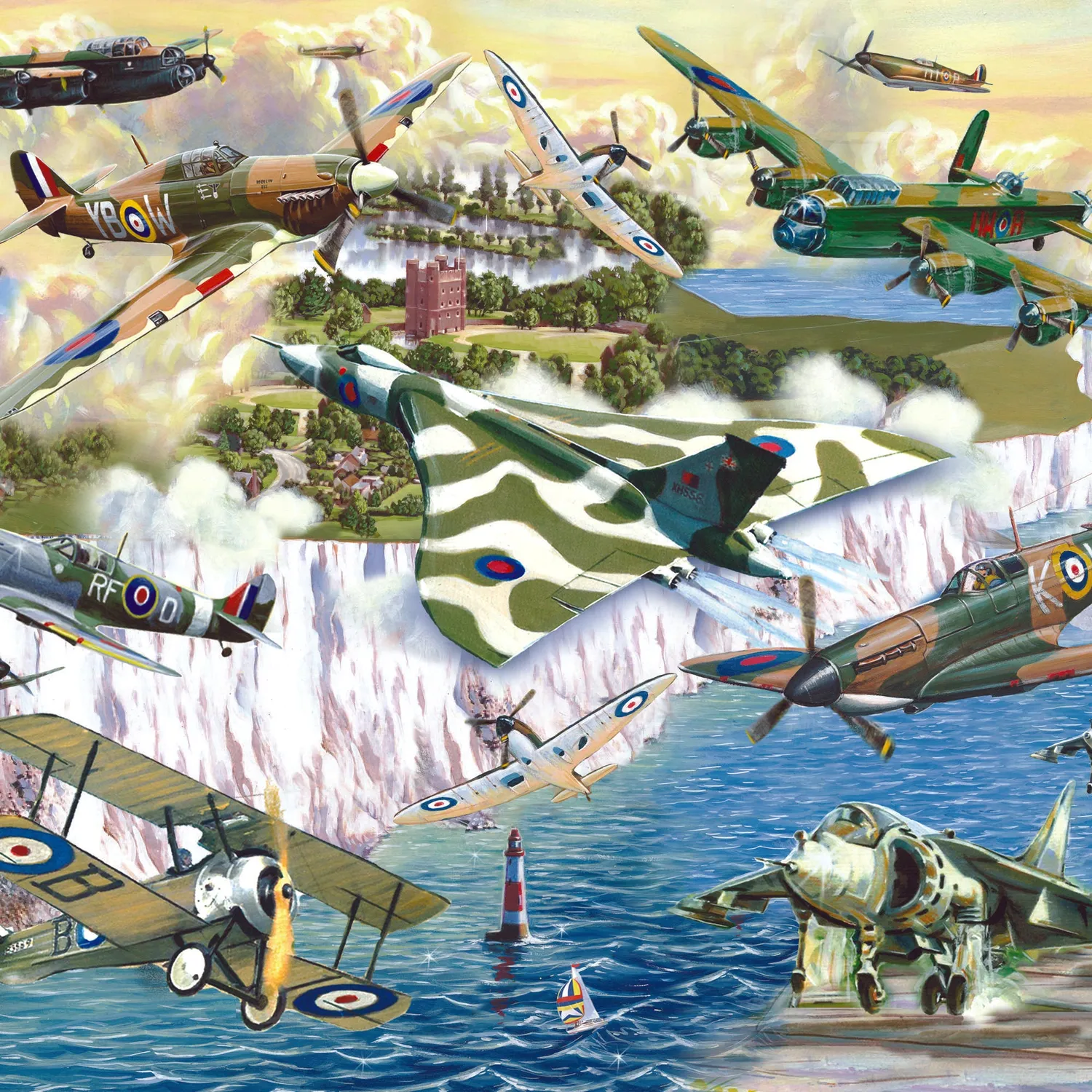 House of Puzzle Legends of the Skies puslespil 500 fly
