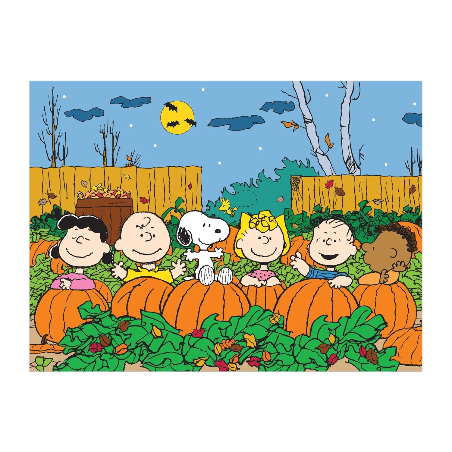 Galison Peanuts Great Pumpkin puslespil 1000 brikker halloween