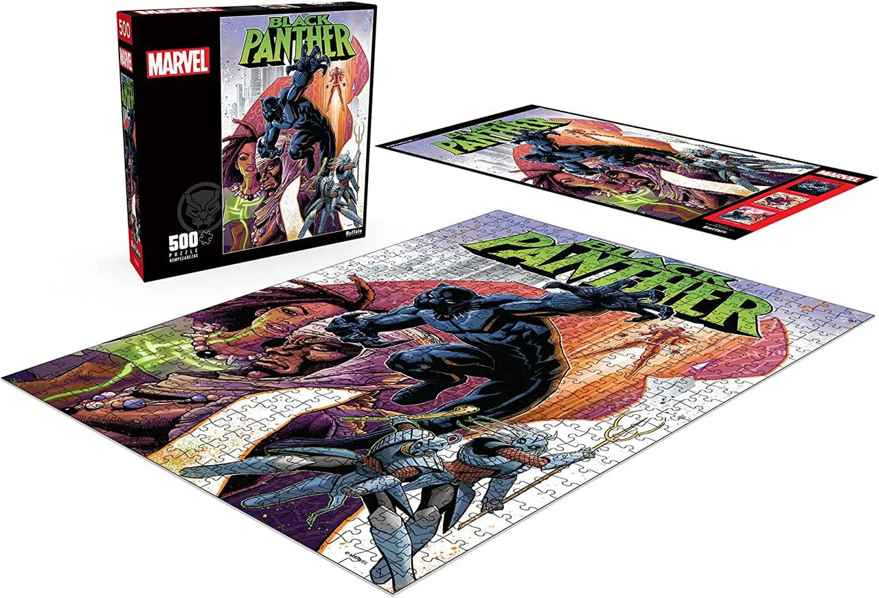 Buffalo Games Marvel Black Panther 19 puslespil 500 brikker tegneserie