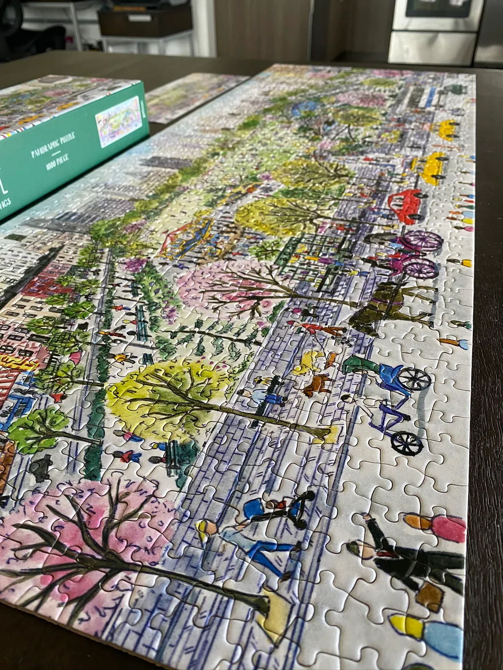 Galison Michael Storrings Cityscape panoramapuslespil 1000 brikker
