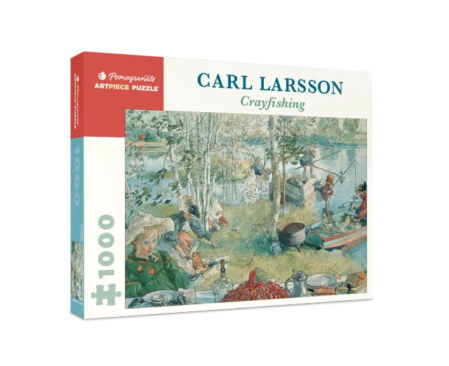 Pomegranate Larsson Crayfishing puslespil 1000 brikker sommer