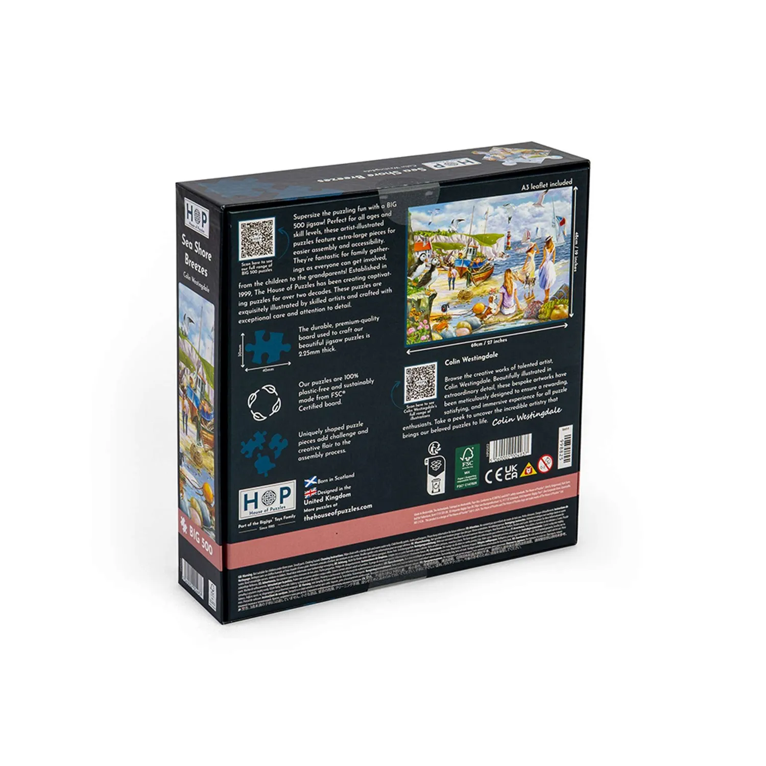 House of Puzzle Sea Shore Breezes BIG 500 puslespil hav
