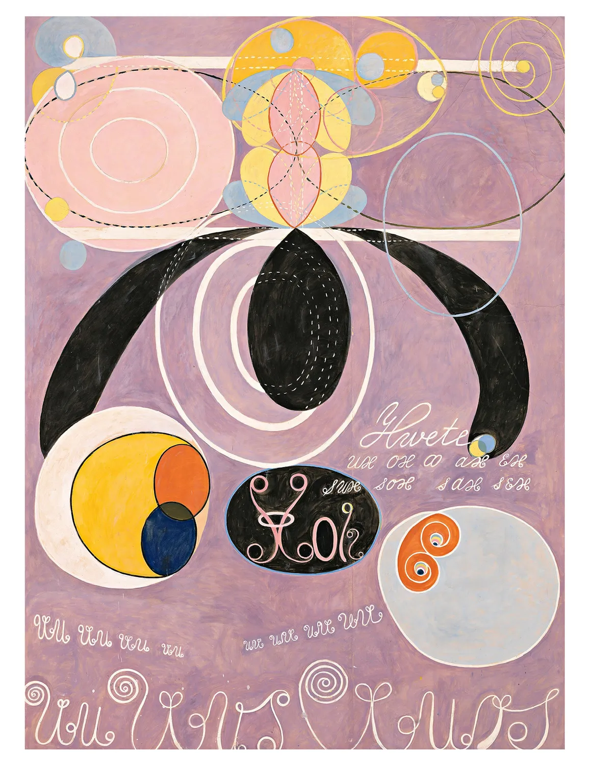 Pomegranate Hilma af Klint keepsake kort sæt abstrakt
