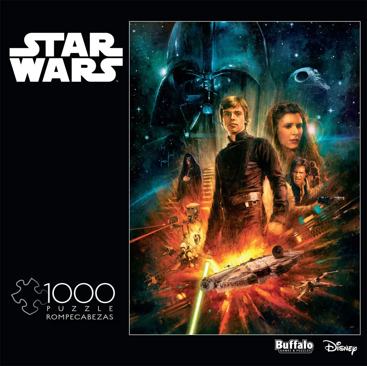 Buffalo Games Star Wars Destiny of a Jedi puslespil 1000 brikker