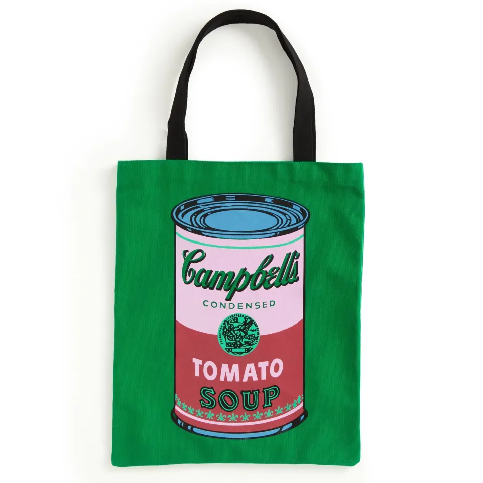 Good Puzzle Co. Warhol Soup Can mulepose grøn canvas