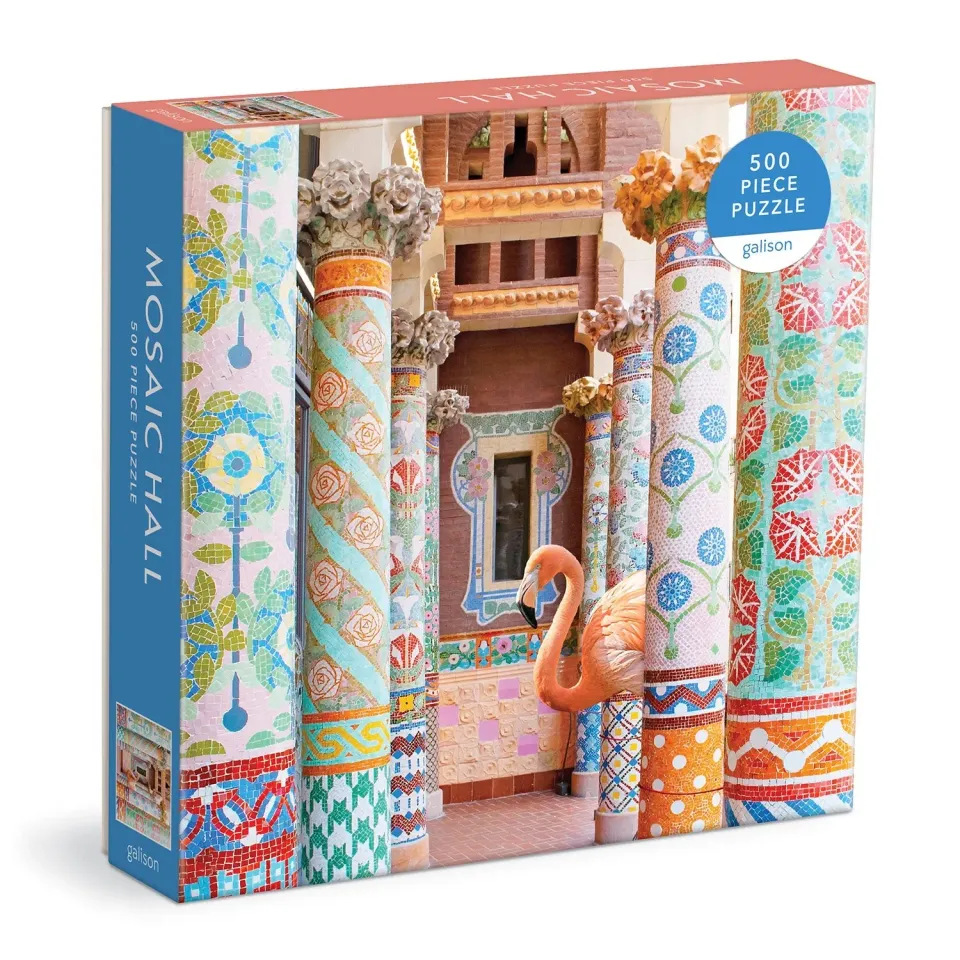 Galison Mosaic Hall puslespil 500 brikker Barcelona