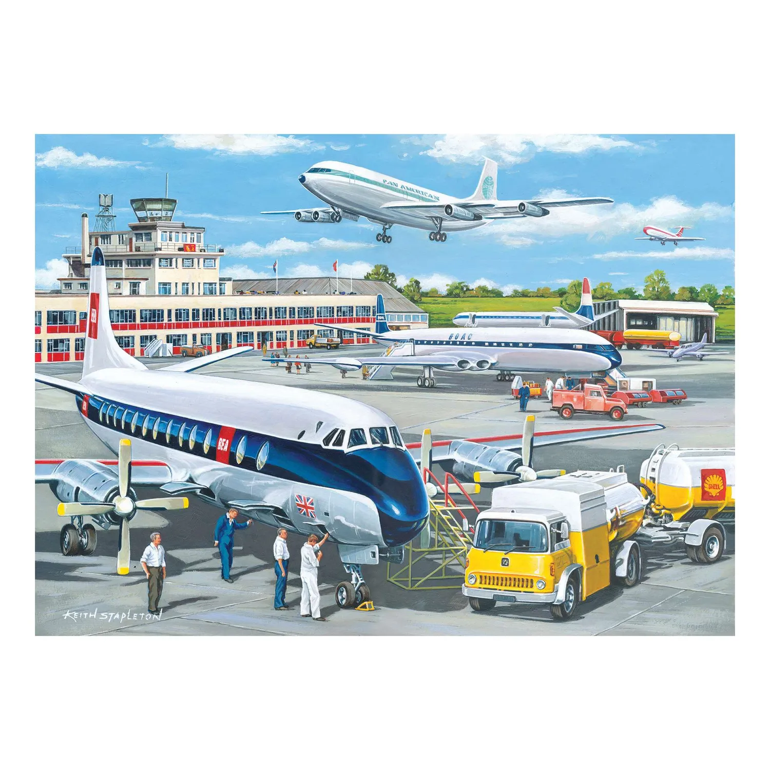 House of Puzzles Going Places puslespil 500 brikker transport