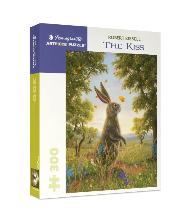 Pomegranate Bissell The Kiss puslespil 300 brikker kanin