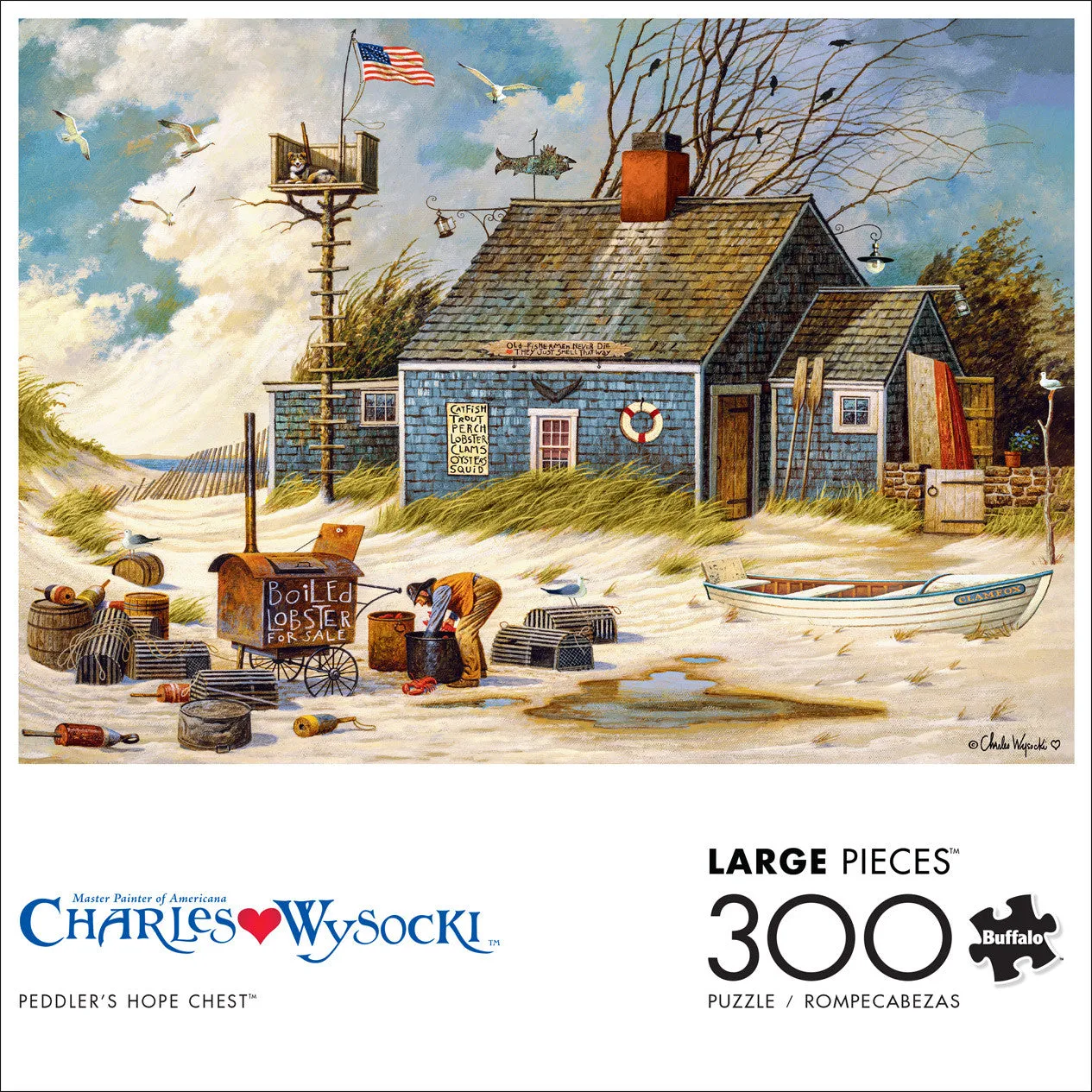 Buffalo Games Wysocki Peddler's Hope puslespil 300 brikker